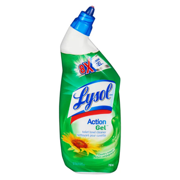 Lysol - Toilet Bowl Cleaner Action Gel Country Scent 9X710 Ml - Canadian Distribution