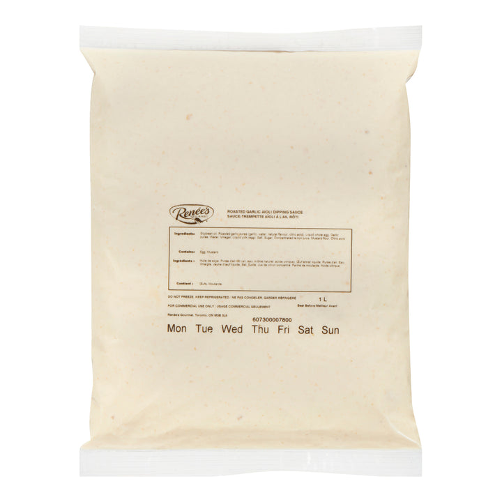 Sauce Aioli Roasted Garlic - 4 x 1 L - Renee's - Restaurant and Foodservice Ingredients - Canadian Distribution