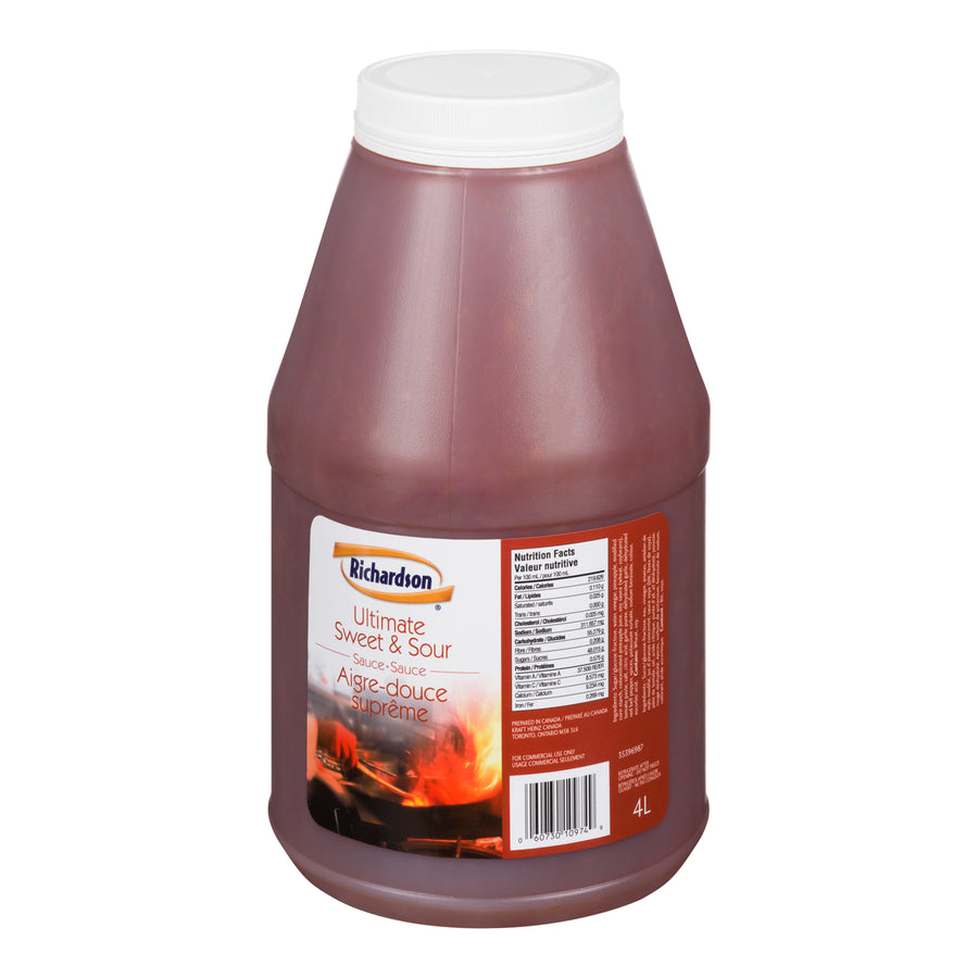 Sauce Sweet & Sour Ultimate - 2 x 4 L - Richardson - Restaurant and Foodservice Ingredients - Canadian Distribution