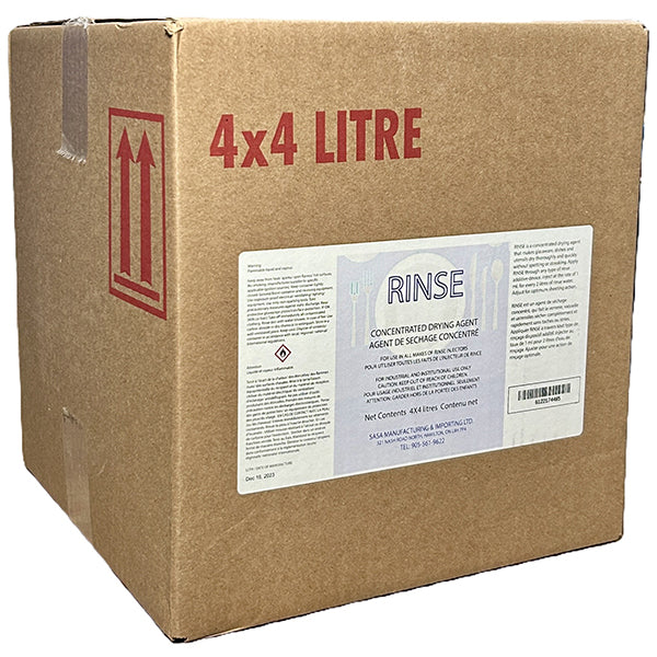 Rinse - Drying Agent 4X4Lt - Canadian Distribution