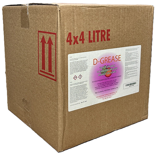 Sasa - D Grease Degreaser 4X4Lt - Canadian Distribution