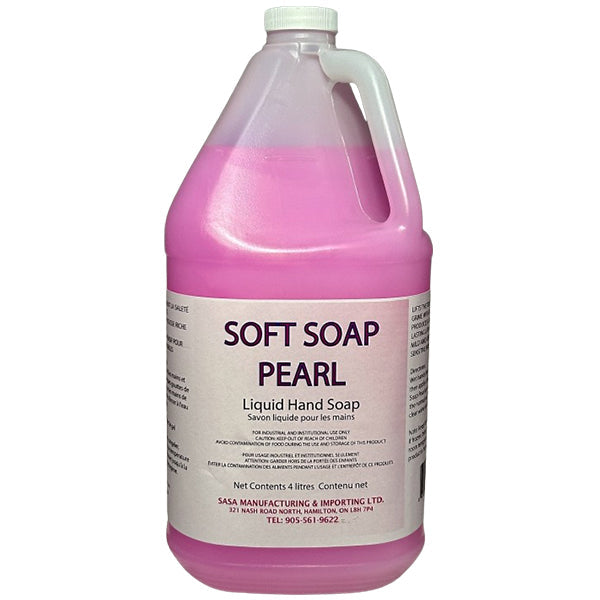 Pearl - Soft Hand Soap 4X4 Lt - Canadian Distribution