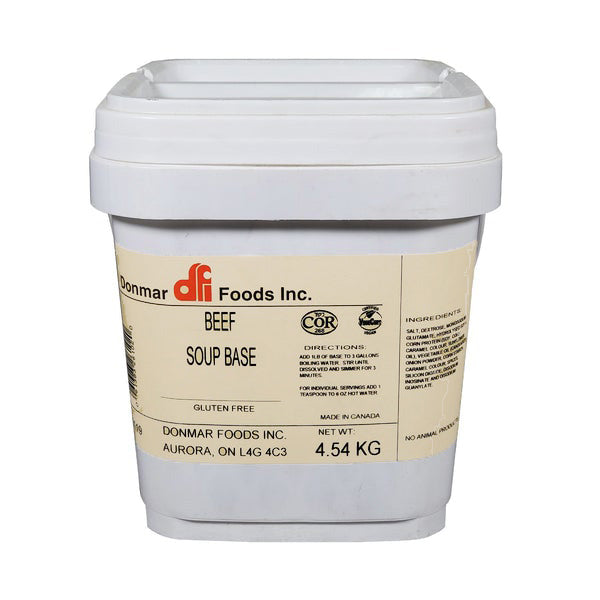 DONMAR - DF BEEF SOUP BASE LOW SODIUM 4.54KG