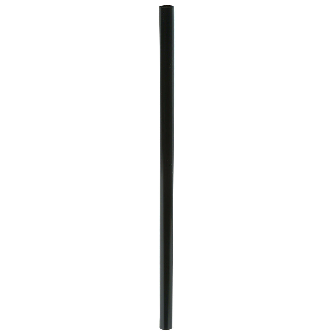 Straw Cocktail 6 in. Super Black - 1 x 2500 count - Stone Plastics - Packaging and Accessories - Restaurant Supplies and Equipment - Canadian Distribution