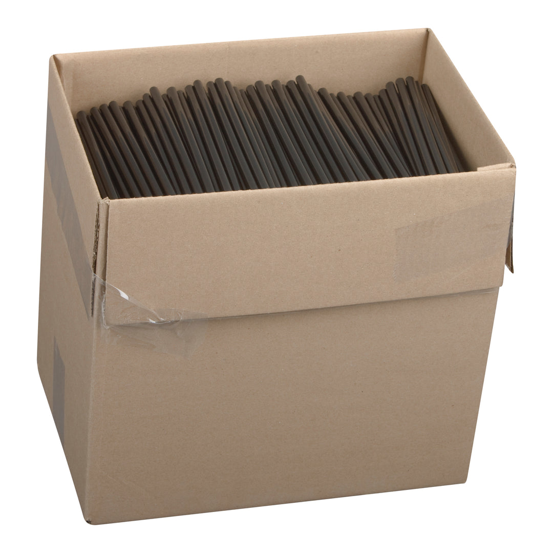 Straw Jumbo Black 8 in. - 1500 x 8 inches - Stone Plastics - Packaging and Accessories - Restaurant Supplies and Equipment - Canadian Distribution