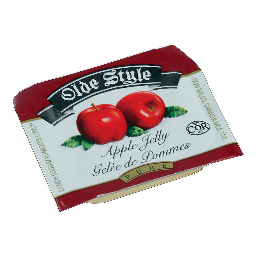 Jelly Apple Pure - 200 x 10 mL - Olde Style - Restaurant and Foodservice Ingredients - Canadian Distribution