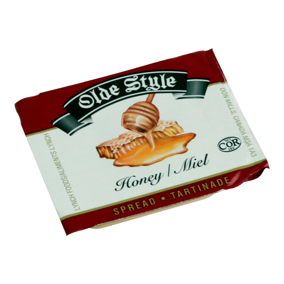 Spread Honey Portion - 200 x 14 g - Olde Style - Restaurant and Foodservice Ingredients - Canadian Distribution