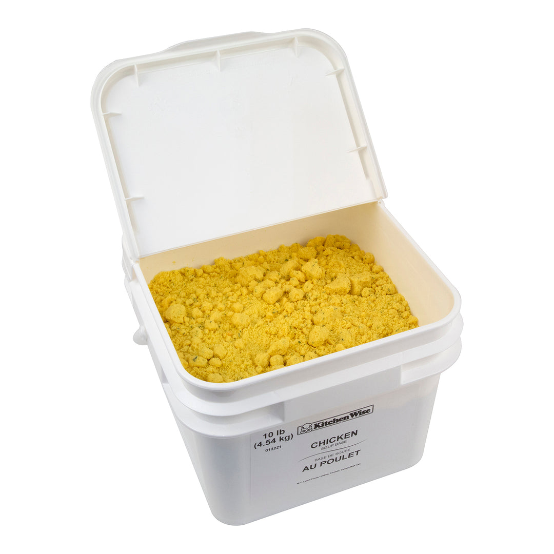 Soup Base Chicken - 1 x 10 lbs - Kitchen Wise - Restaurant and Foodservice Ingredients - Canadian Distribution