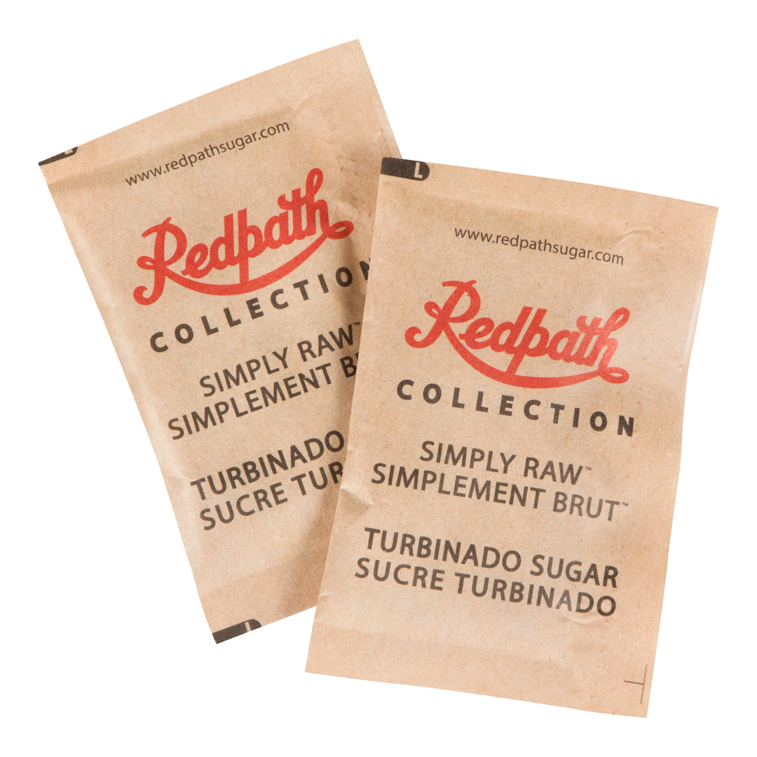 Sugar Packet Raw - 1 x 1000 count - Red Path - Restaurant and Foodservice Ingredients - Canadian Distribution