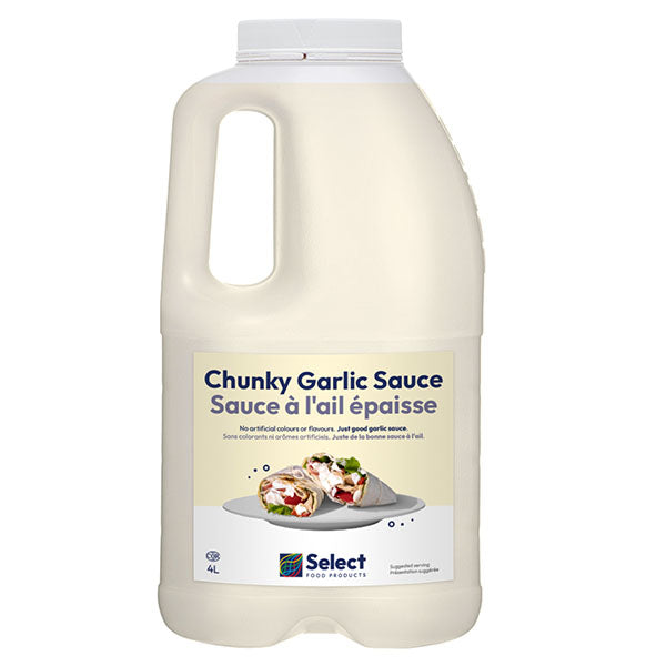 SELECT - CHUNKY GARLIC SAUCE 4LT