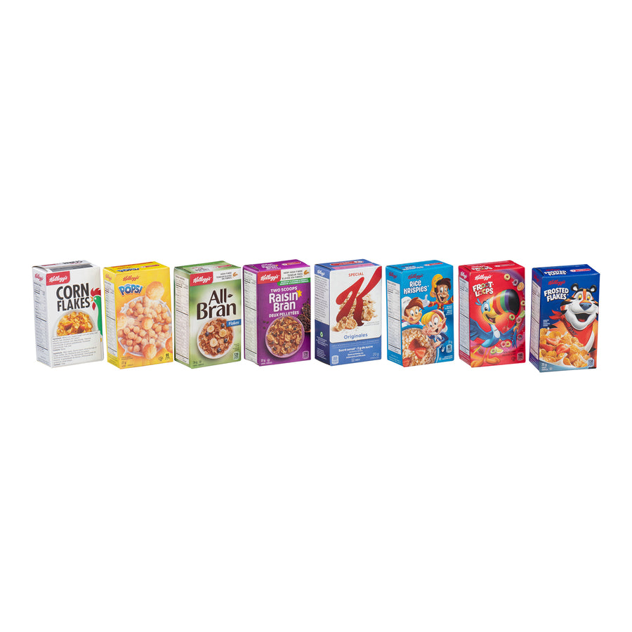 Cereal Assorted Individual - 70 x 30 g - Kellogg's - Restaurant and Foodservice Ingredients - Canadian Distribution