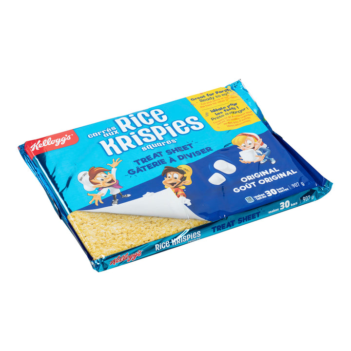 Snack Rice Krispies Sheet 12x15 - 5 x 907 g - Kellogg's - Restaurant and Foodservice Ingredients - Canadian Distribution