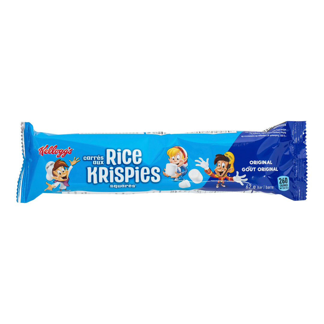 Snack Rice Krispies Big Bar - 72 x 62 g - Kellogg's - Restaurant and Foodservice Ingredients - Canadian Distribution