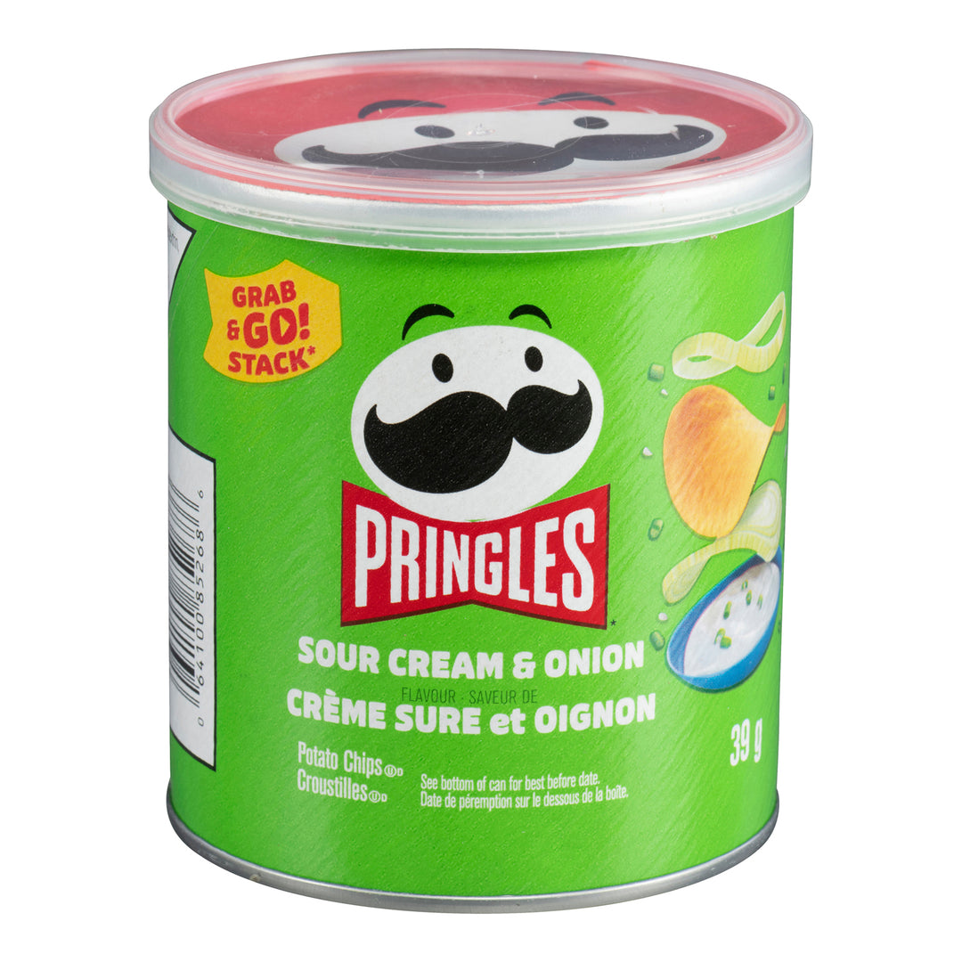 Chip Potato Pringle Sour Cream & Onion - 12 x 39 g - Pringle - Restaurant and Foodservice Ingredients - Canadian Distribution