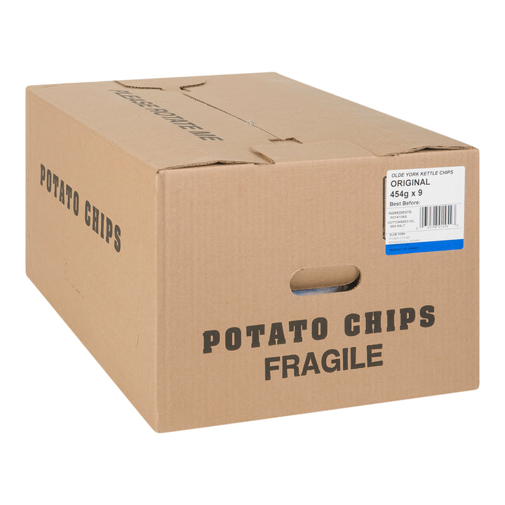 Chip Potato Kettle Original - 9 x 1 lbs - Olde York Chips - Restaurant and Foodservice Ingredients - Canadian Distribution