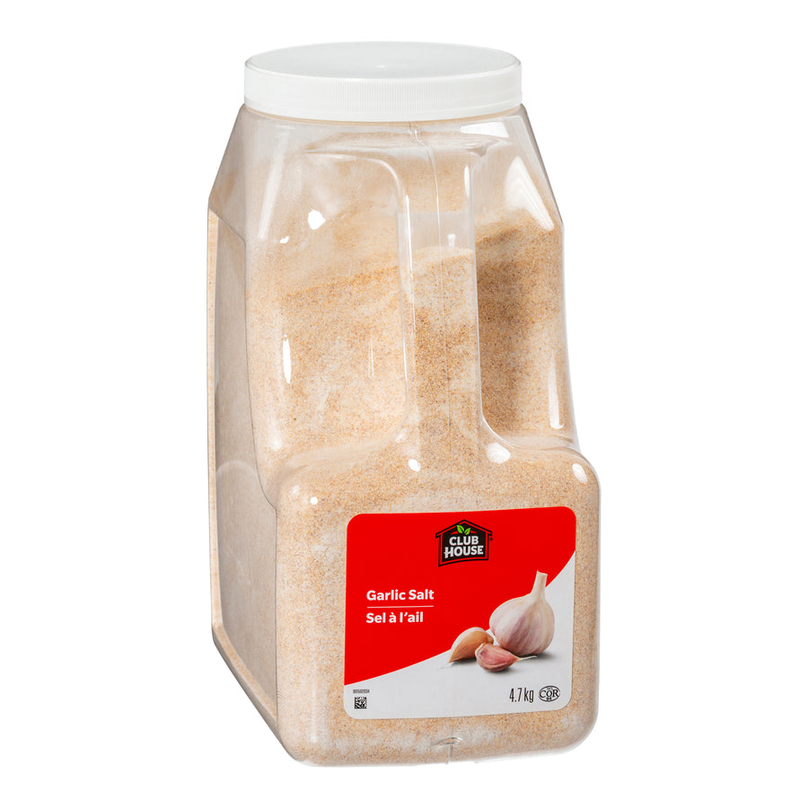 Spice Garlic Salt - 1 x 4.7 kg - Clubhouse - Restaurant and Foodservice Ingredients - Canadian Distribution