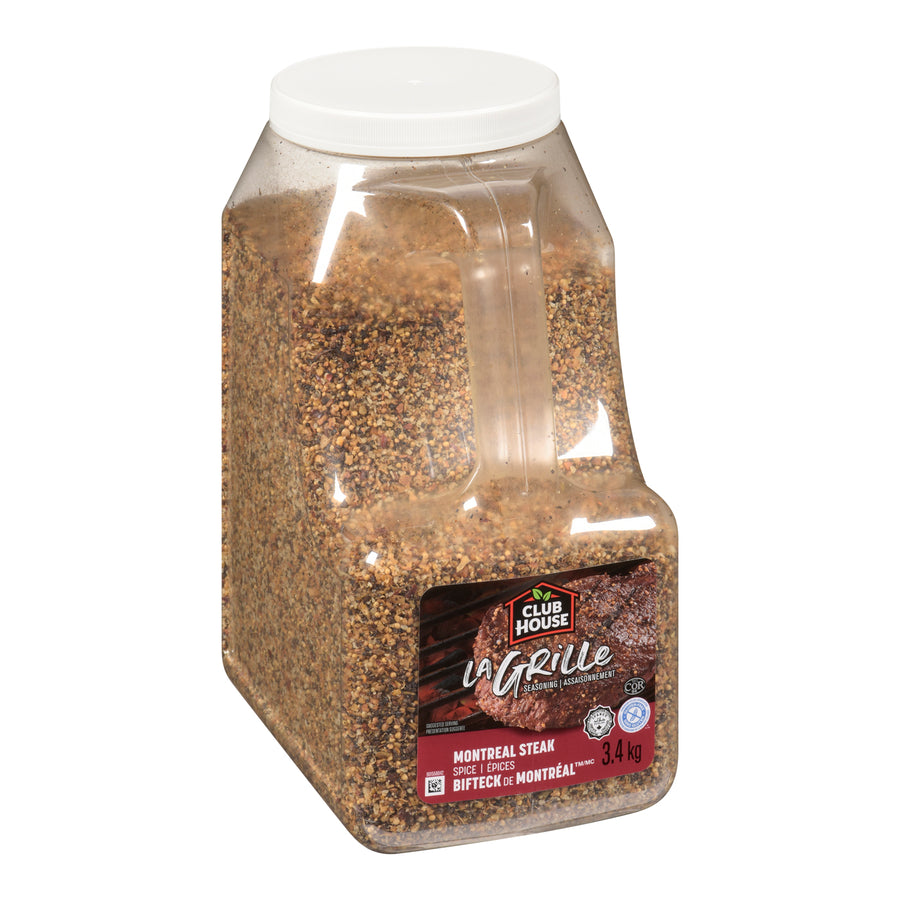 Spice Steak Montreal - 1 x 3.4 kg - Clubhouse - Restaurant and Foodservice Ingredients - Canadian Distribution