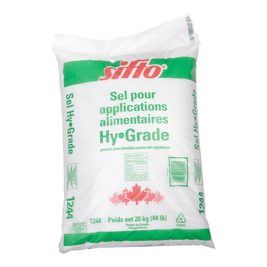 Salt Kosher Fine Hy-Grade - 1 x 20 kg - Sifto Canada In - Restaurant and Foodservice Ingredients - Canadian Distribution