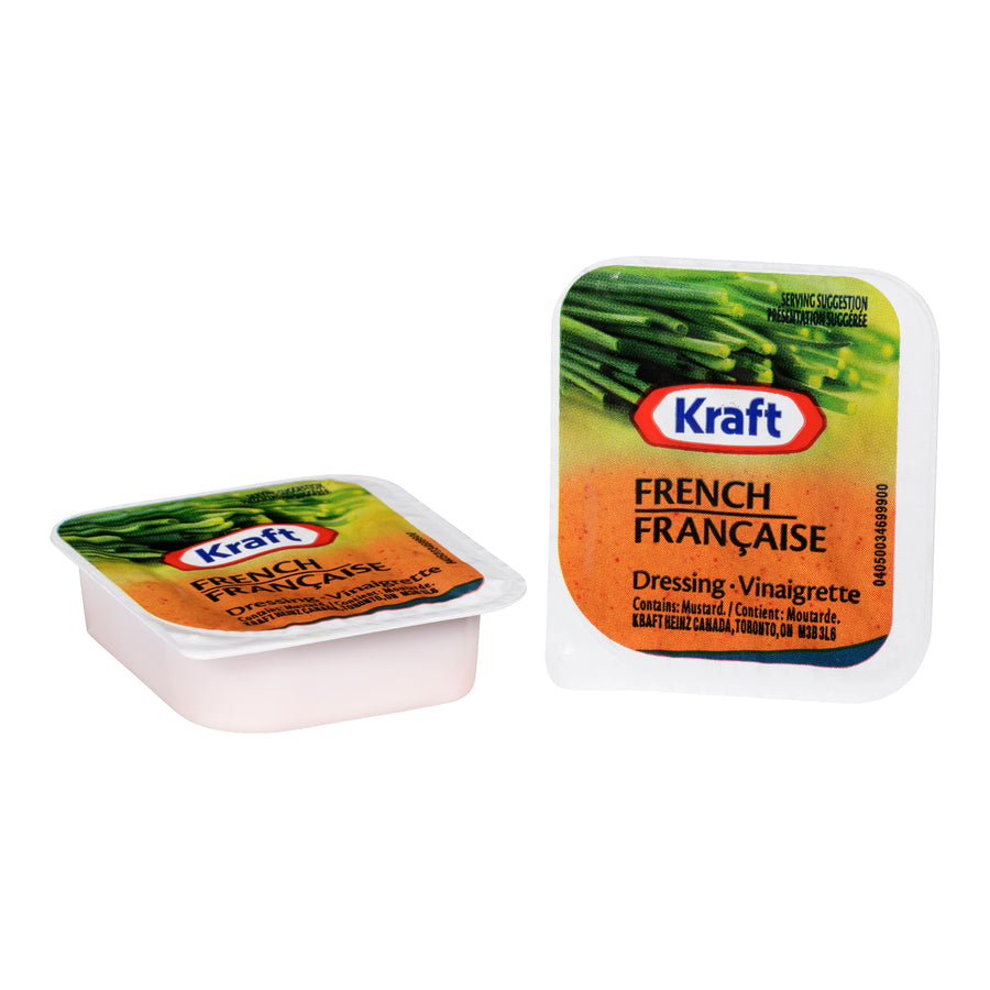 Dressing Salad French Portion - 200 x 18 mL - Kraft - Restaurant and Foodservice Ingredients - Canadian Distribution