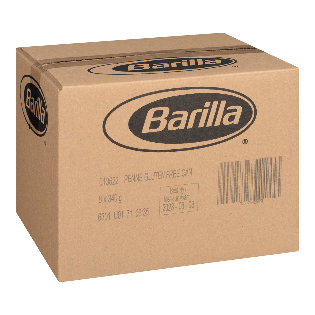 Pasta Penne Gluten-Free - 8 x 340 g - Barilla Italian - Restaurant and Foodservice Ingredients - Canadian Distribution