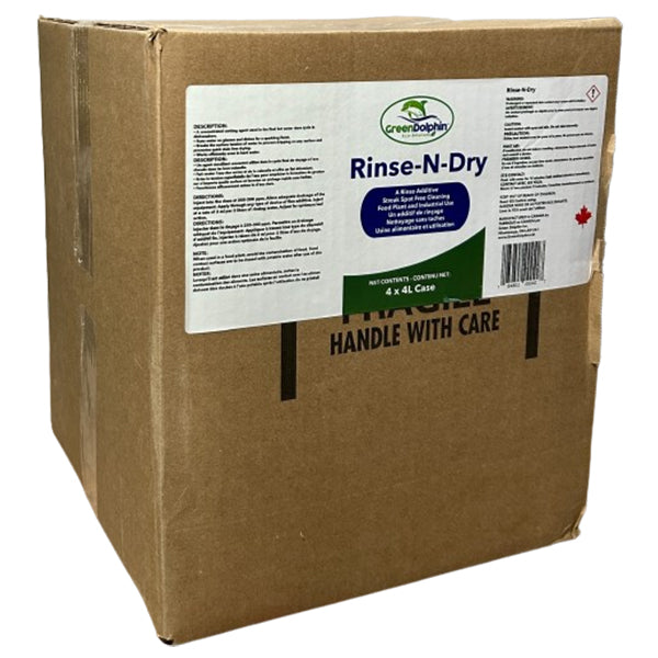 Green Dolphin - Rinse N Dry 4X4Lt - Canadian Distribution