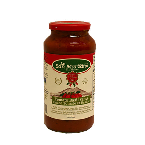 LA SAN MARZANO - TOMATO & BASIL 6x660 ML