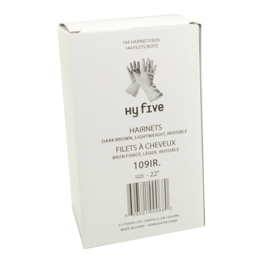 Hairnet Nylon Invisible Brown - 1 x 144  - Hy-five - Packaging and Accessories - Restaurant Supplies and Equipment - Canadian Distribution