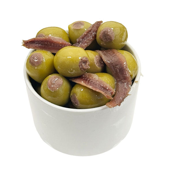 MARSA - GREEN OLIVES STUFFED WITH ANCHOVIES 2KG