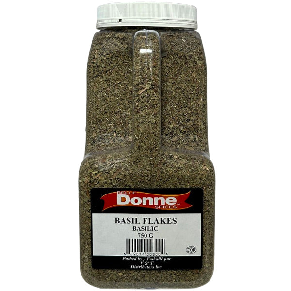 Belle Donne - BASIL FLAKES 750 GR - Seasonings & Spices - Canadian Distribution