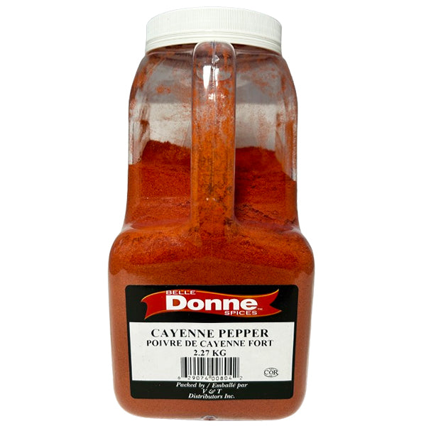 BELLE DONNE - CAYENNE Pepper 2.27KG - Seasonings & Spices - Canadian Distribution