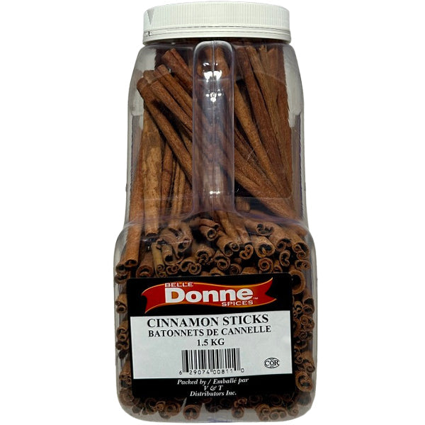 Belle Donne - CINNAMON STICKS 6IN 1.5KG - Seasonings & Spices - Canadian Distribution