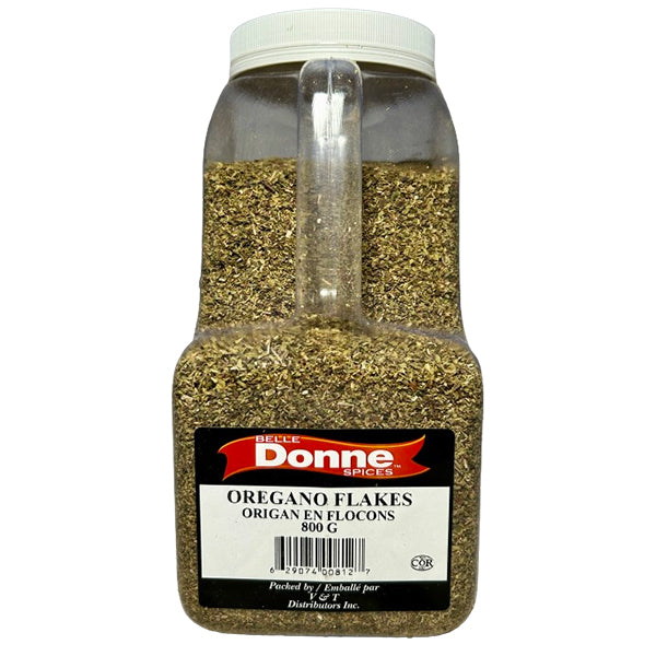 Belle Donne- OREGANO FLAKES 800G - Seasonings & Spices - Canadian Distribution