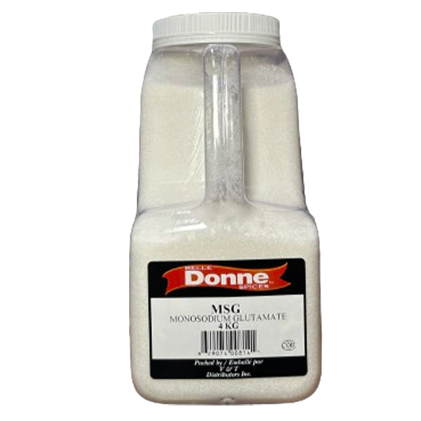 BELLE DONNE - Msg MONOSODIUM GLUTAMATE 4KG - Seasonings & Spices - Canadian Distribution