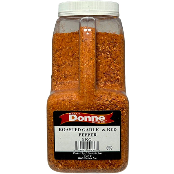 Belle Donne - ROASTED GARLIC RED PEPEPR 3KG - Seasonings & Spices - Canadian Distribution