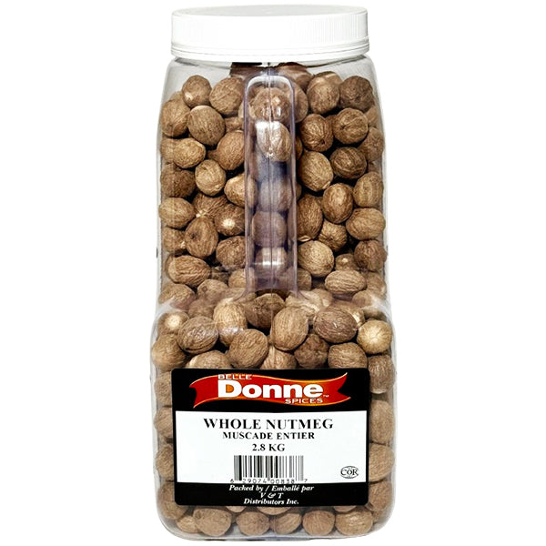 Belle Donne - NUTMEG WHOLE 2.8KG - Seasonings & Spices - Canadian Distribution