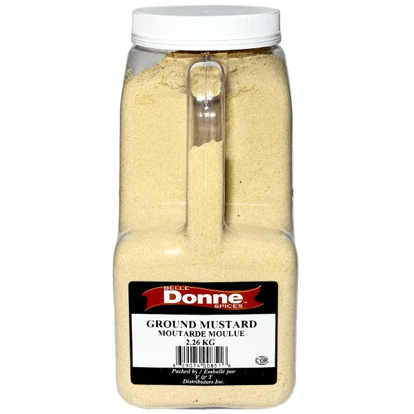 Belle Donne - GROUND MUSTARD 2.26KG - Seasonings & Spices - Canadian Distribution