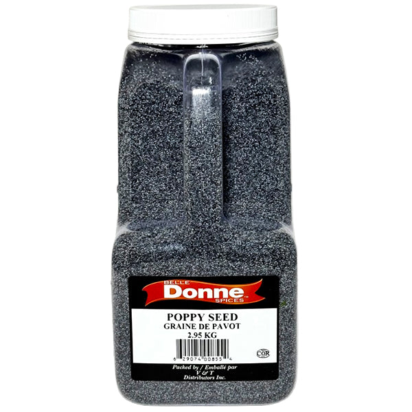 Belle Donne - POPPY SEED 2.95KG - Seasonings & Spices - Canadian Distribution