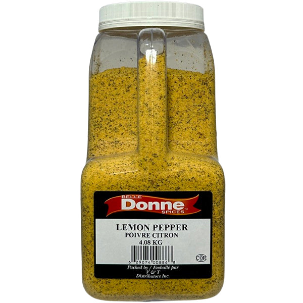 BELLE DONNE - Lemon PEPPER SEASONING 4.08 KG - Seasonings & Spices - Canadian Distribution