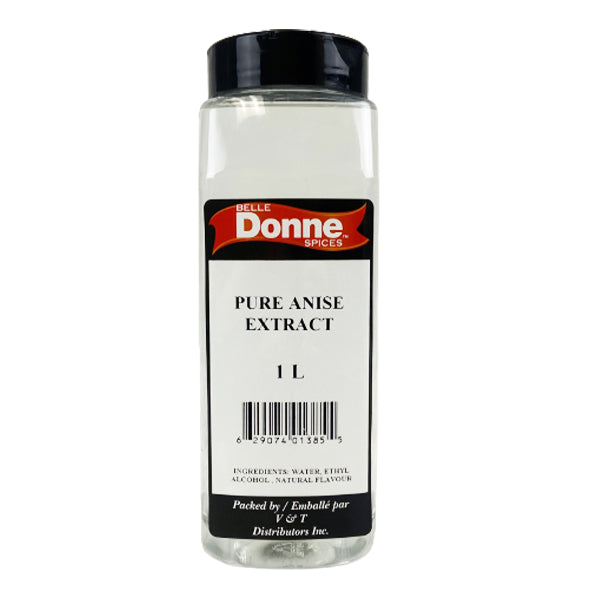 BELLE DONNE - Pure ANISE EXTRACT 1LT - Seasonings & Spices - Canadian Distribution