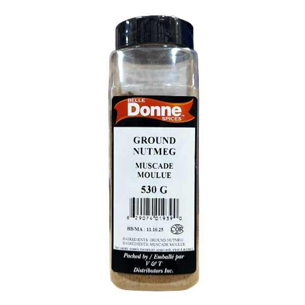 BELLE DONNE - NUTMEG GROUND 530GR - Seasonings & Spices - Canadian Distribution