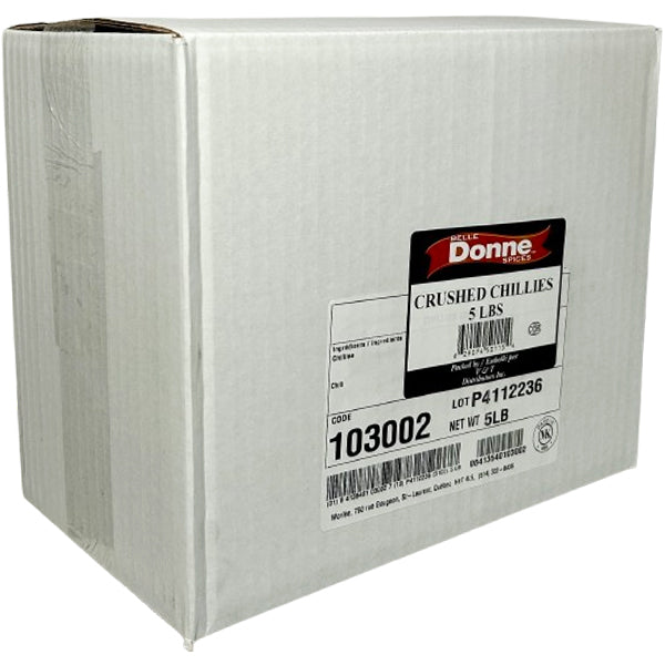 Belle Donne - Crushed Chillies 5LB - Seasonings & Spices - Canadian Distribution