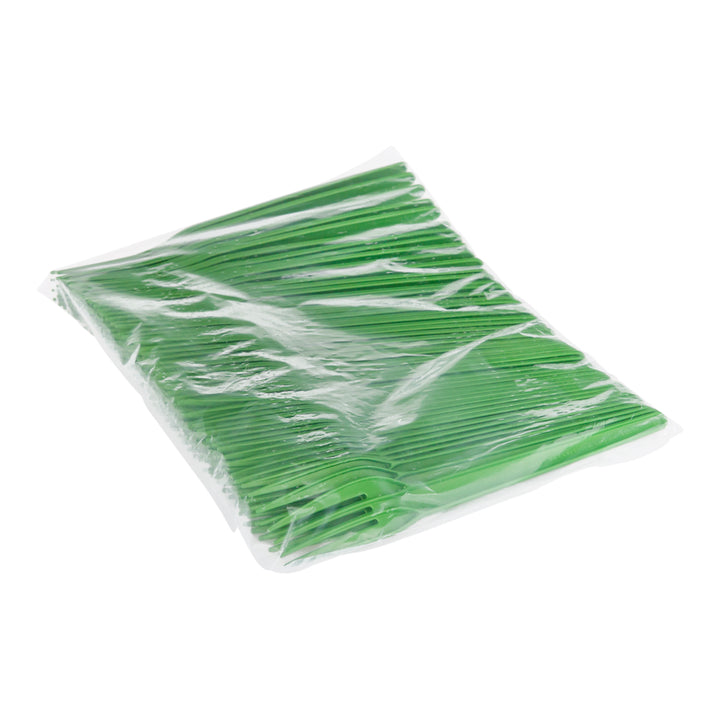 Fork Biodegradable Plantware 7 Green - 1000 count - Eco Products - Packaging and Accessories - Restaurant Supplies and Equipment - Canadian Distribution