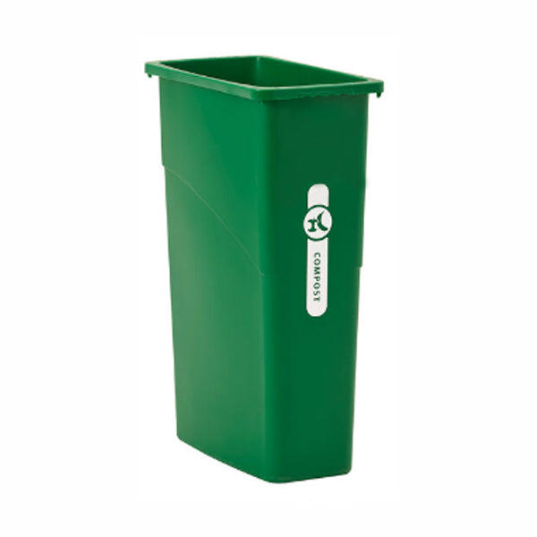 M2 - Rectangular Slim Compost Bin Green 23Gal 1Ea - Canadian Distribution