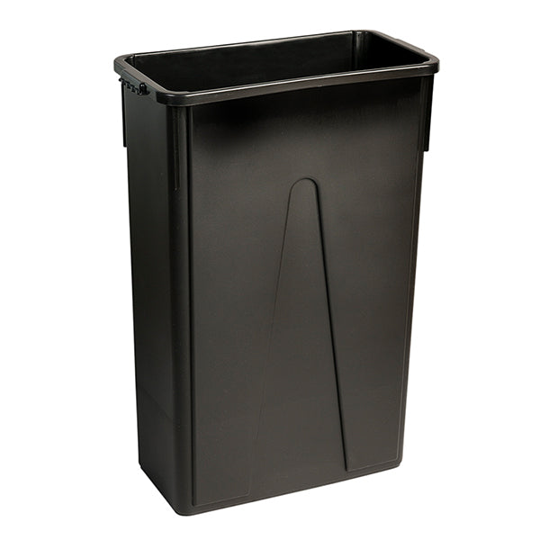 M2 - Rectangular Slim Garbage Bin Black 23Gal 1Ea - Canadian Distribution