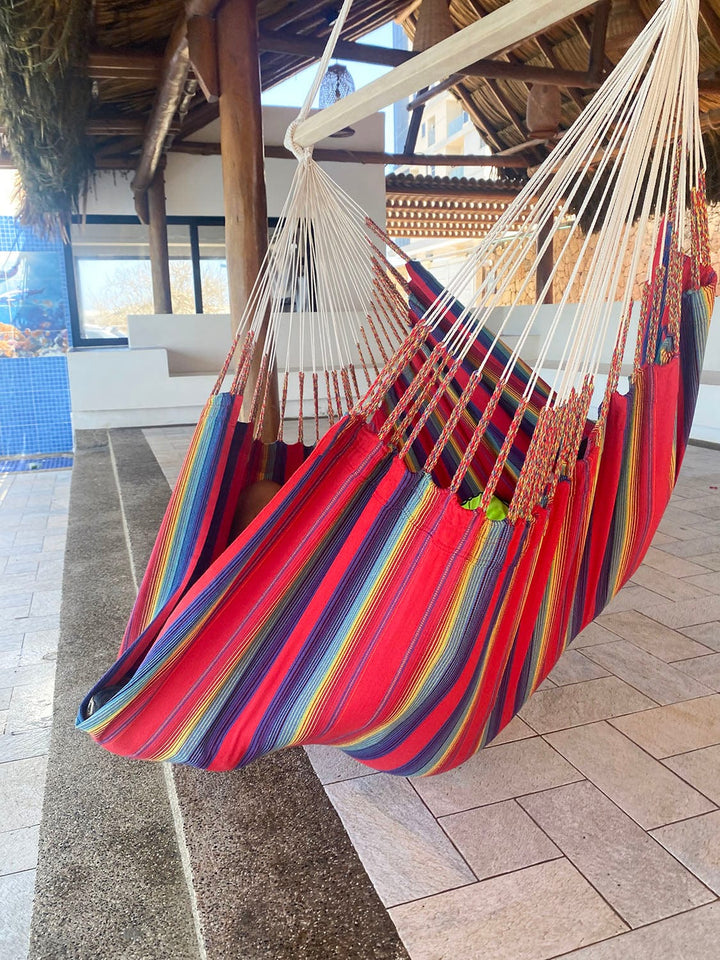 Colombian Hammock Chair with Universal Chair Stand - Part of the Collective Marketplace Collection