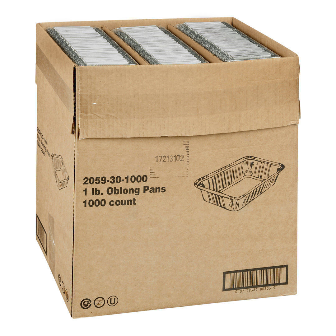 Container Foil 1 lb. Oblong - 1000 each - Handi Foil Of A - Packaging and Accessories - Restaurant Supplies and Equipment - Canadian Distribution