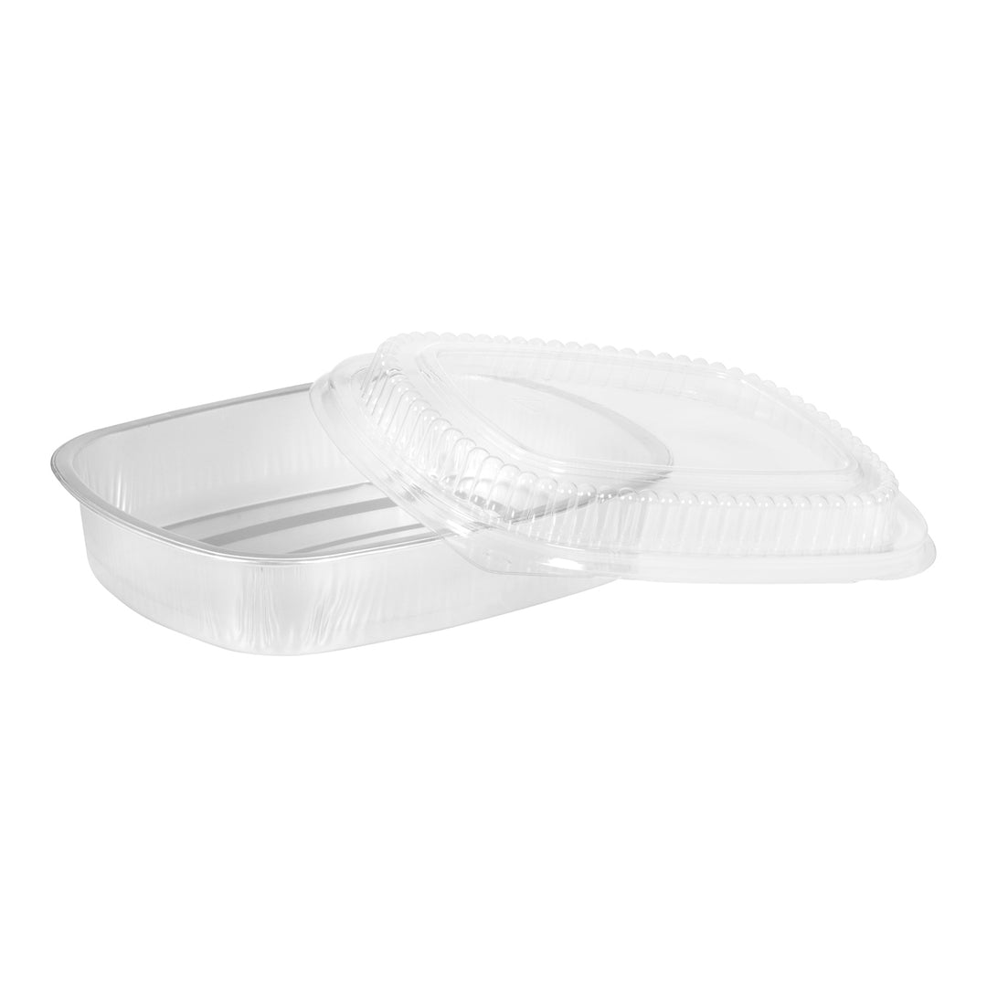 Fun Handi Container Foil Medium Silver With Lid - 1 x 50 count - Handi Foil Of A ...