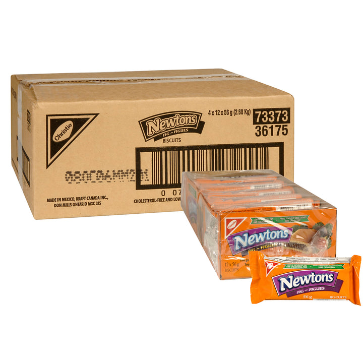 Cookie Fig Newton - 48 x 56 g - Christie - Restaurant and Foodservice Ingredients - Canadian Distribution