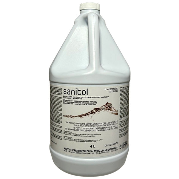 Sanitol - Disinfectant 4Lt - Canadian Distribution