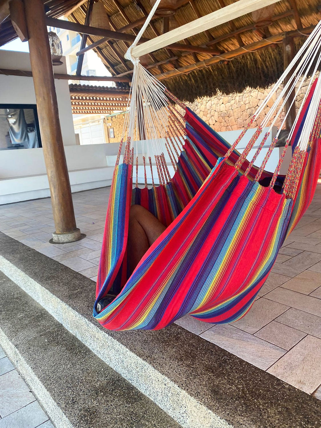Colombian Hammock Chair with Universal Chair Stand - Part of the Collective Marketplace Collection